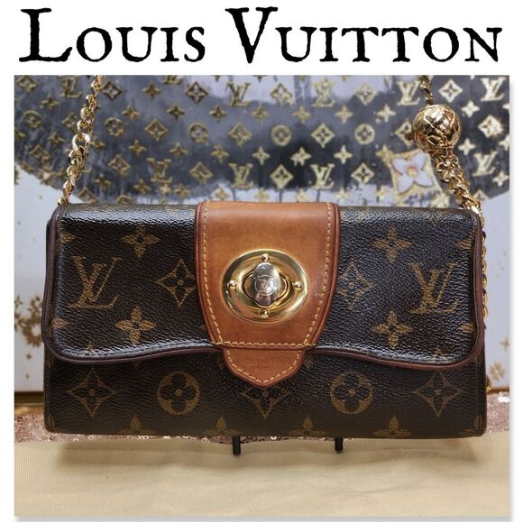 Louis Vuitton Monogram Boetie Wallet W/ Unbranded Chain & Dust Bag - Picture 1 of 16
